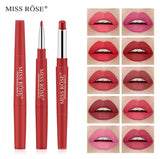 Miss Rose 2 In 1 Lip Liner + Lipstick Pack of 6 Red