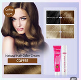 Disaar long lasting Dark Brown 66/0 hair color cream 100% cover grey hair dye color cream 60ml DS5173