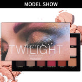 Miss Rose Twilight Dusk Eyeshadow Palette Professional Makeup 19.8g 7001-013L