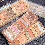 Miss Lara 9-color Blush Highlighter Eyeshadow Tray Delicate Daily Makeup Long Lasting Natural Matte Eye Makeup 13.5g MS-109
