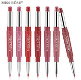 Miss Rose 2 In 1 Lip Liner + Lipstick Pack of 6 Red