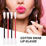 20Pcs Cotton Swab Lip Tint/Dye Long Lasting Charming Cigarette Cotton Buds Lipstick Fadeless Waterproof Cosmetics For Women