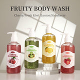 KORMESIC exfoliating whitening Cherry body scrub & shower gel 280ml KMC58904