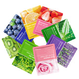 Pack of 15 Fruit Plant Extract Moisturizing Brighten Facial Sheet Masks