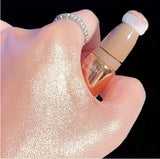 Miss Lara Natural Liquid Contouring Stick Highlighter Blush With Sponge Matte Finish Super Silky Blush Cream