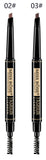 Miss Rose 2 in 1 Double Head Long Lasting Waterproof Eye Brow Pencil & Brush 0.2g
