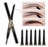 Miss Rose 2 in 1 Double Head Long Lasting Waterproof Eye Brow Pencil & Brush 0.2g