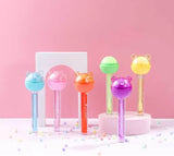 2 In 1 Lollipop Color Changing Lip  Oil & Lip Balm Lip Gloss - Fruit Flavour  Lip Gloss Makeup