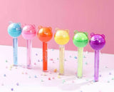 2 In 1 Lollipop Color Changing Lip  Oil & Lip Balm Lip Gloss - Fruit Flavour  Lip Gloss Makeup